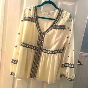 Maette for Stella &Dot cream blouse